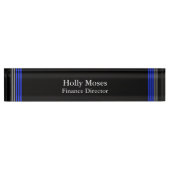 Thin Blue Line - Classy Design Name Bord Naambordje (Voorkant)