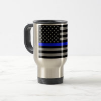 Thin Blue Line Coffee-Mok