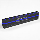 Thin Blue Line - Crisp Design Name Bord Naambordje