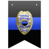 Thin Blue Line Custom Badges and Buttonnen Vlaggetjes (Tweede vlag)