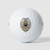Thin Blue Line Custom Golf Balls Golfballen (Voorkant)