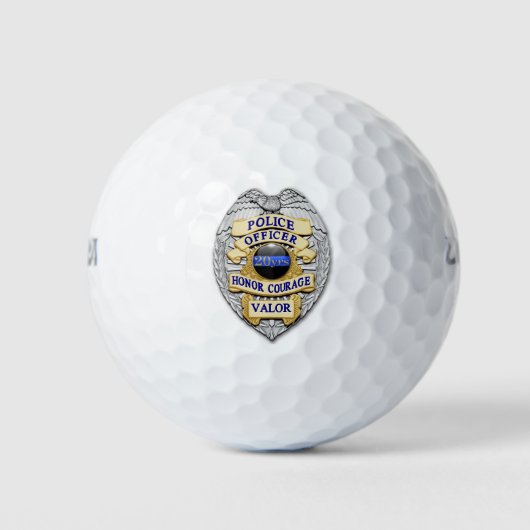 Thin Blue Line Custom Golf Balls Golfballen (Voorkant)