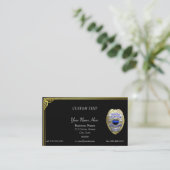 Thin Blue Line Custom Visitekaartje (Staand voorkant)