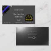 Thin Blue Line Dallas Police Visitekaartje (Voorkant / Achterkant)