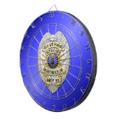 Thin Blue Line Dartbord (Voorkant Rechts)