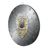 Thin Blue Line Dartbord (Voorkant Rechts)