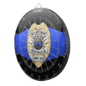 Thin Blue Line Dartbord (Voorkant Rechts)