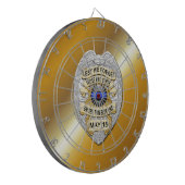 Thin Blue Line Dartbord (Voorkant Links)