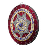 Thin Blue Line Dartbord (Voorkant Rechts)