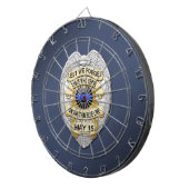 Thin Blue Line Dartbord (Voorkant Rechts)