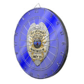 Thin Blue Line Dartbord (Voorkant Rechts)