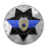 Thin Blue Line Dartbord (Voorkant)