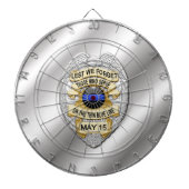 Thin Blue Line Dartbord (Voorkant)
