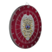 Thin Blue Line Dartbord (Voorkant Links)