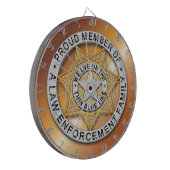 Thin Blue Line Dartbord (Voorkant Links)