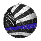 Thin Blue Line Dartbord (Voorkant)
