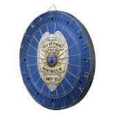 Thin Blue Line Dartbord (Voorkant Rechts)