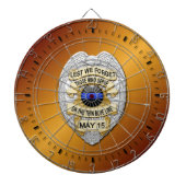 Thin Blue Line Dartbord (Voorkant)