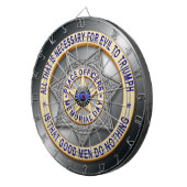 Thin Blue Line Dartbord (Voorkant Rechts)