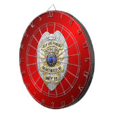 Thin Blue Line Dartbord (Voorkant Rechts)