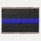Thin Blue Line Deken (Voorkant)