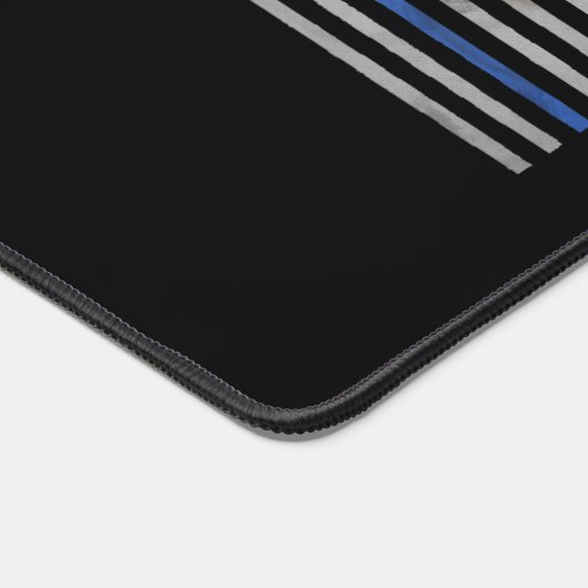 Thin Blue Line - Distress Tattered Flag Bureaumat (Hoek)