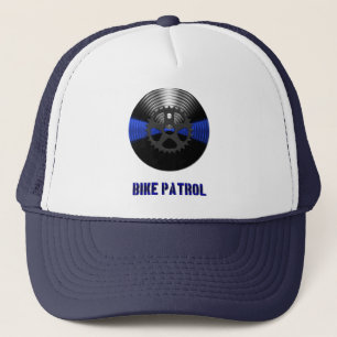 Thin Blue Line Divisional Symbol - Bike Patrol Trucker Pet
