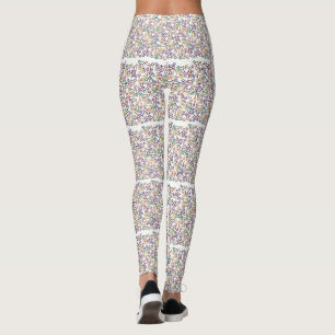 Thin Blue Line - Duizend kleurrijke handboeien Leggings