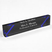 Thin Blue Line - Elegant Design Name Bord Naambordje