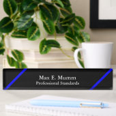 Thin Blue Line - Elegant Design Name Bord Naambordje
