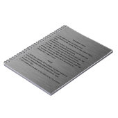 Thin Blue Line en Miranda Rights Warning and Waive Notitieboek (Linkerzijde)