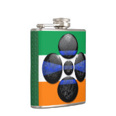 Thin Blue Line en Six Irish Symbols Heupfles (Rechts)