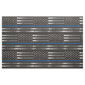 Thin Blue Line Fabric Stof (Fat Quarter)