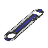 Thin Blue Line Flag Bottle Open Speed Flessenopener (Achterkant Gekanteld)
