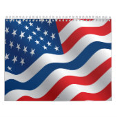 Thin Blue Line Flag Calendar Kalender (Hoes)