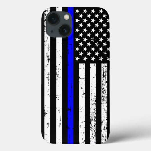 Thin Blue Line Flag Case (Achterkant)