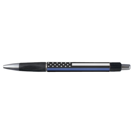 Thin Blue Line Flag Law Enforcement Pen (Voorkant)