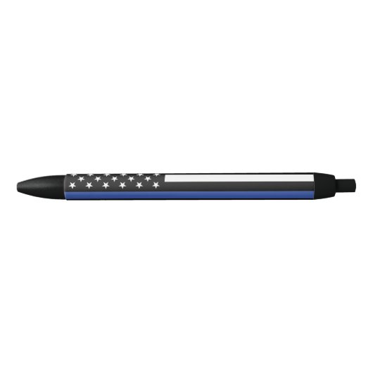 Thin Blue Line Flag Law Enforcement Pen (Voorkant)