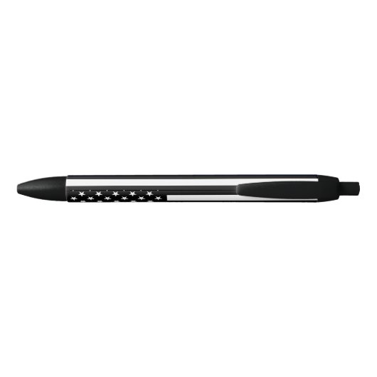Thin Blue Line Flag Law Enforcement Pen (Achterkant)