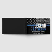 Thin Blue Line Flag Police Retirement Party Gastenboek (Volledig)