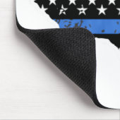 Thin blue line flag Texas Muismat (Hoek)