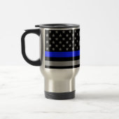 Thin Blue Line Flag Travel Mug Reisbeker (Links)
