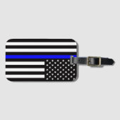 Thin Blue Line Flag (United States) Bagagelabel (Voorkant (horizontaal))