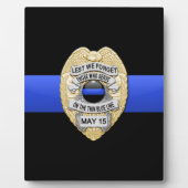 Thin Blue Line Fotoplaat (Voorkant)