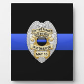 Thin Blue Line Fotoplaat (Voorkant)