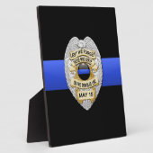 Thin Blue Line Fotoplaat (Zijkant)