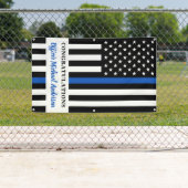 Thin Blue Line Gefeliciteerd politiepartij Spandoek (Insitu)