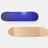 Thin Blue Line Glossy Swirl Persoonlijk Skateboard (Horizontaal)