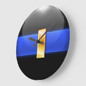 Thin Blue Line - Gold Luitenant Bar Grote Klok (Hoek)