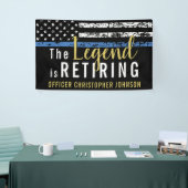 Thin Blue Line Gold Police Retirement Party Spandoek (Beurs)